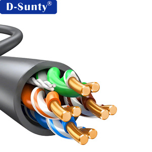 Câble réseau CAT5e UTP rond en PVC 24AWG Cuivre pur 305m LAN - Product Image 2