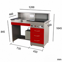 Meubles de laboratoire dentaire modulaires multifonctionnels, bureau de travail pour médecin, pour le service dentaire des hôpitaux généralistes