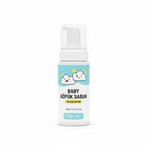 Savon moussant doux pour bébé TTO 200 ml à l'huile de camomille, à l'huile d'arbre à thé et à la vitamine E, antibactérien, hydratant en profondeur, anti-âge, réparateur - Product Image 2
