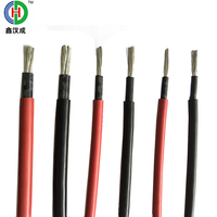 Câble solaire sans halogène, double isolation, fil monobrin Pv1-f 4mm6mm, câble solaire PV DC pour système d'alimentation de panneau solaire à batterie