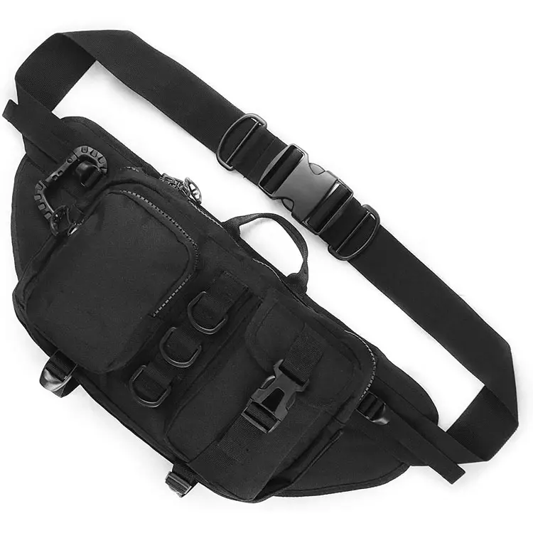 Tactical Sling Bag for Men Fanny Waist Pack Crossbody Shoulder or Chest Bag for Travel Cycling
