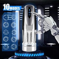 Masturbateur Électrique Mains Libres S-Hande, Godet Automatique pour Hommes avec Voix Féminine