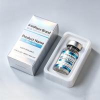 Étiquettes personnalisées imprimées en couleur CMJN pour flacons, autocollants adhésifs pour bouteilles de beauté en verre de 3 ml et 10 ml, emballage sur plateau en plastique