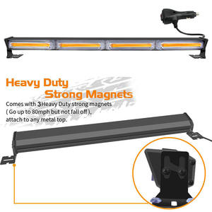 59cm coche ráfaga Flash 4 COB coche en la red luces LED ingeniería coche advertencia succión barra superior lámpara de tira de luz - Product Image 5
