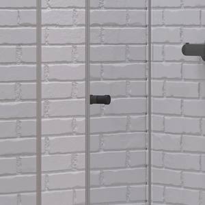 Box Doccia Kamalu KS7000N Nero 160x80 con Apertura Pieghevole da 80cm e Lato Fisso da 160cm, Attrezzatura di Sicurezza per il Bagno - Product Image 6