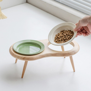 Tigelas De Alimentação De Cão De Cerâmica Tigela De Cão De Cerâmica Com Suporte <span class=keywords><strong>Pet</strong></span> Food Tigela De Alimentação De Água - Product Image 5