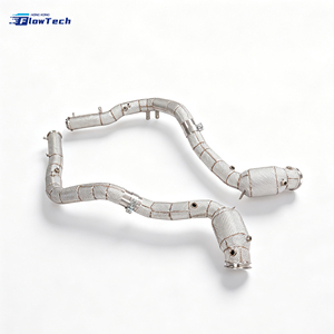 ท่อดาวน์ไปป์สมรรถนะสูงสำหรับ Mercedes G63 AMG W465 M177 4.0T V8 ผลิตจากสแตนเลส 304 ติดตั้งแบบ Direct Bolt-on - Product Image 5