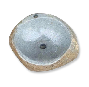 Lavabo en pierre naturelle moderne de qualité supérieure - Lavabo de comptoir fait à la main pour hôtels, villas et appartements en provenance du Vietnam - Product Image 1