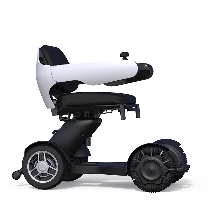 Ultra One-Key Fold/ Unfold Automatic Fashionable Wheelchair Mobility Elderly 4 Wheel Electric Scooter