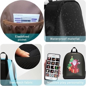 App PICTURES INPUT DISPLAY Led <b>Backpack</b> for <b>Children</b> for CYBER - Product Image 3