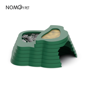 NOMOY PET <span class=keywords><strong>Abri</strong></span> cachette coloré en plastique PP pour reptiles, avec gamelle pour nourriture et eau - Product Image 6