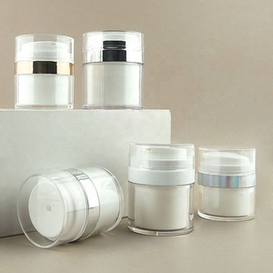 Les fabricants d'acrylique vendent des pots de crème isolante solaire recyclables de 15 ml, 50 ml et 100 ml, des pots de crème sous vide. - Product Image 2