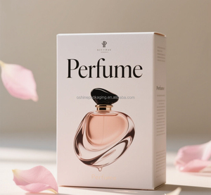 Custom Logo Luxury Perfume Gift Box <b>Square</b> Drawer with Gold Foil High-End Sponge Liner for Eye Cream and Essential Oils - Product Image 2