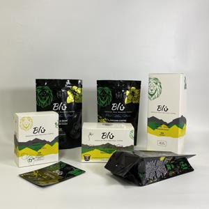 Boîte en carton de papier d'art de fabricant d'OEM personnalisé boîtes d'emballage pliables pour la poudre de thé de grain de café - Product Image 1