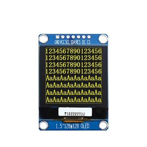 โมดูลจอแสดงผล OLED ขาวดำขนาด 1.5 นิ้ว 128x128 รุ่น SSD1327 พร้อมอินเทอร์เฟซ SPI IIC แบบคู่ พร้อมบอร์ด PCBA - Product Image 3