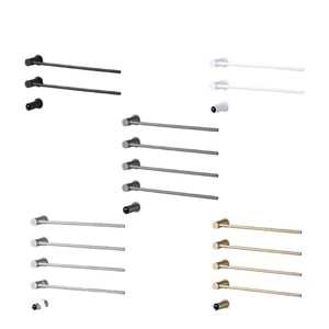 Electric Heating Towel Rack Wall Mounted Stainless Steel 6 Layers Smart Temperature Control Minimalist Design - Product Image 3