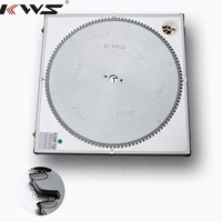 Disco de Sierra Circular KWS para Cortar Aluminio, 450*120T PCD, para Ventanas y Puertas de Aluminio