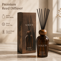 Service de Marque Privée AIKUN : Boîte Cadeau Personnalisée Imprimée, Diffuseur d'Ambiance Moderne à Libération Stable de Parfum pour Promotion de Marque