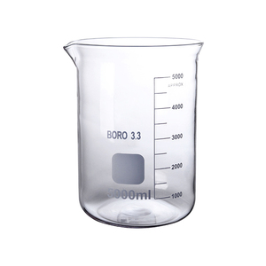 Vaso de Vidrio de 1000 ml, Vaso de Laboratorio con Escala, Vaso de Vidrio de 500 ml con Escala y Asa - Product Image 2