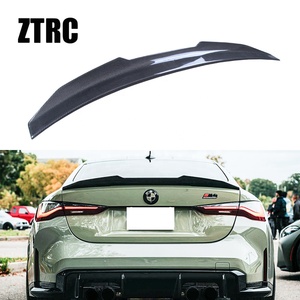 For 4 Series G22/G82 M4 PSM Style Real Carbon Fiber Material Rear Spoiler Trunk Wing 2020-2024 - Product Image 1