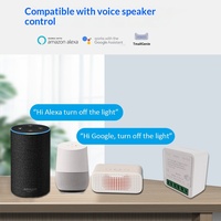 Pemutus Sirkuit Pintar WiFi Tuya FY02 16A Kontrol Ganda dengan Pengaturan Waktu Jarak Jauh via Aplikasi, Kontrol Suara Alexa, untuk Penggunaan Rumah Tangga