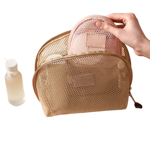 2026 High Quality Portable Travel Transparent Mesh <b>Storage</b> <b>Makeup</b> Bag Custom Logo Design Wholesale Cosmetic Bags & Cases - Product Image 2