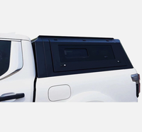 Capot rigide en alliage d'aluminium pour camionnette tout-terrain, imperméable et verrouillable, pour modèles Ram 2500 Ranger GMC Toyota