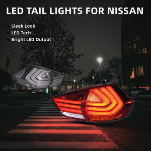 Car <b>Red</b> <b>LED</b> Taillight New Modified Running <b>Lights</b> Turn Signal for X-trail 2014-2019 for X-trail 2014-2019 - Product Image 3