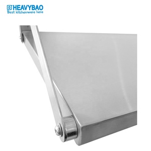 <span class=keywords><strong>Mensola</strong></span> Pieghevole da Parete in <span class=keywords><strong>Acciaio</strong></span> <span class=keywords><strong>Inox</strong></span> Stile Pannello per Hotel, Cucina e Ristorante Heavybao - Product Image 2