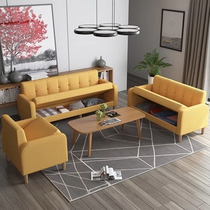 Canapé convertible 3 places moderne pour enfants, idéal pour le salon, avec rembourrage en <span class=keywords><strong>tissu</strong></span> et éponge pour le rangement - Product Image 1