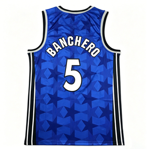 Paolo Banchero 2026 para Hombre # Camiseta de Baloncesto Retro de 5 Costuras, Estilo Casual, con Diseño de Tracy McGrady, Penny Hardaway y Shaquille O'Neal - Product Image 3
