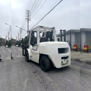 Original Japan TCM50 5 Ton Diesel <b>Forklift</b>, UNICARRIERS FD50 Heavy-Duty Counterbalance <b>Forklift</b> for Factory Logistics - Product Image 1