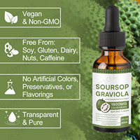 Amaz Meilleures ventes : Gouttes amères de Graviola (Soursop) multivitaminées, boisson immunitaire, suppléments à base de plantes biologiques, Gouttes liquides de Graviola (Soursop)