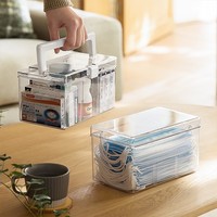 Vitrine portable en acrylique avec poignée, présentoir à haute clarté pour salons professionnels, publicité et merchandising