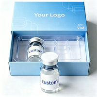 Cajas de Lujo con Etiqueta y Tirador para Viales de 2ml y 3ml, Embalaje para Suplementos de Péptidos, Cajas de Papel con Inserto para Viales de Péptidos