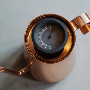 Fabricant d'usine <span class=keywords><strong>Barista</strong></span> Cafetière Camping Acier Inoxydable Noir Théière Bouilloire Goutte À Goutte Col De Cygne Verser Sur Cafetière - Product Image 5