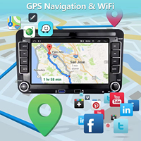 Radio para Auto Podofo de 7 Pulgadas con Android Carplay, GPS, WIFI, Hifi, RDS, USB para VW/Polo/Candy/Skoda/Jetta/Seat/Touran/Passat/Golf 5 6