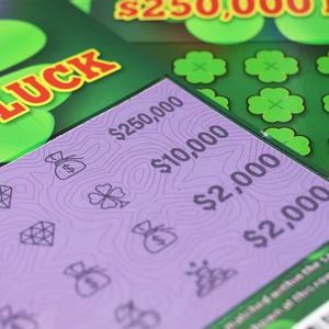 Lucky Scratch Card Lottery Game Get Prize Digital Printing Lotto Number Custom Scratch Ticket Scratch Lottery - Product Image 5