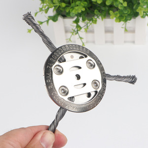 Cabezal de rueda de alambre de acero de corte eficiente y preciso de 6 pulgadas <span class=keywords><strong>para</strong></span> <span class=keywords><strong>accesorios</strong></span> de herramientas eléctricas de <span class=keywords><strong>desbrozadora</strong></span> de litio - Product Image 4