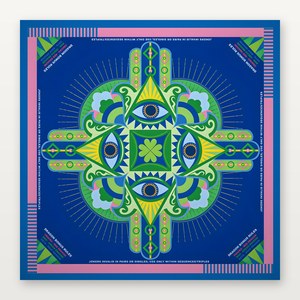 Juego de Mahjong Profesional de 4 Capas, Estilo Americano, 160 Fichas, Acrílico Azul Pálido, Edición Especial Dragón Radiante - Product Image 2