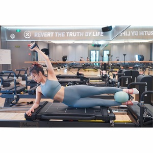 Appareil d'entraînement de la force musculaire pour la danse, la gym et le yoga à domicile, avec système de résistance à ressort - Product Image 2