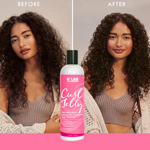 Kem dưỡng tóc hữu cơ nhãn hiệu riêng chống xù, dưỡng ẩm & định hình kiểu tóc dạng gel dành cho tóc xoăn và tóc xoăn cứng, kem tạo kiểu tóc xoăn 4c - Product Image 1