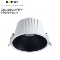 Projecteurs LED modernes RONSE IP44 pour plafond et mur, 7W-40W, orientables, pour hôtels et résidences