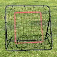 Filet de rebond pour l'entraînement au football pour adultes et enfants, en acier, portable, détachable, aide au tir en plein air