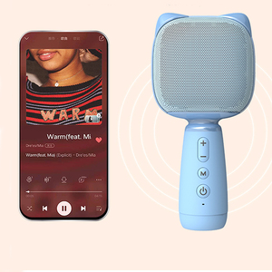 Microphone Karaoké Sans Fil Amusant pour Enfants – Cadeau Idéal pour les Petits – <span class=keywords><strong>Appareil</strong></span> Audio Karaoké - Product Image 2