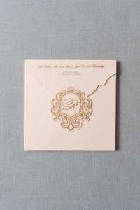 Inviti di Nozze di Lusso con Copertina Rigida e Tasche, Decorati con Motivi Romantici - Product Image 4