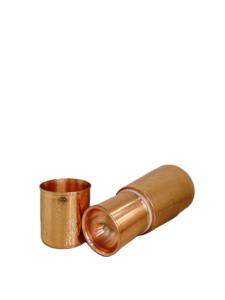 950ML Engraved Copper Water Bedroom Carafe Set Artisanal Nightstand <b>Jar</b> with Inbuilt Cup Eco-Friendly Ayurvedic Wellness Gift - Product Image 4