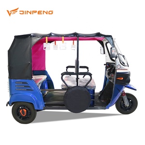 JINPENG 2023 nuovo modello YH 60V alimentato a batteria E risciò 3 ruote tricicli elettrici per passeggeri