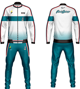 थोक लड़की ऊन पॉलिएस्टर उच्च गुणवत्ता बनाने की क्रिया कस्टम लोगो ज़िप tracksuits आउटफिट 2 टुकड़ा घुड़दौड़ पुरुषों tracksuit - Product Image 4