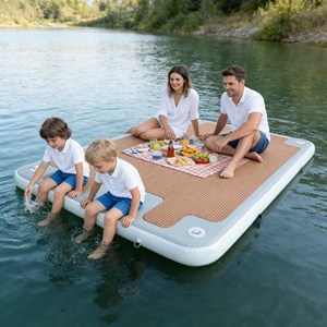 Chaises flottantes très vendues pour <span class=keywords><strong>piscine</strong></span>, île flottante <span class=keywords><strong>gonflable</strong></span> pour 10 personnes, spacieuse pour les fêtes de <span class=keywords><strong>piscine</strong></span> en groupe, loisirs aquatiques - Product Image 2